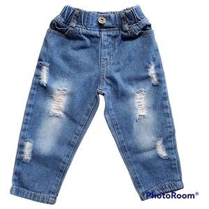 Toddler Girls Ripped Jeans